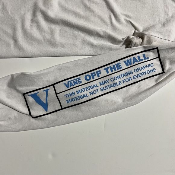 Vans The Shining Horror House of Terror Twins White T Shirt Adult M Long Sleeve - Picture 7 of 10